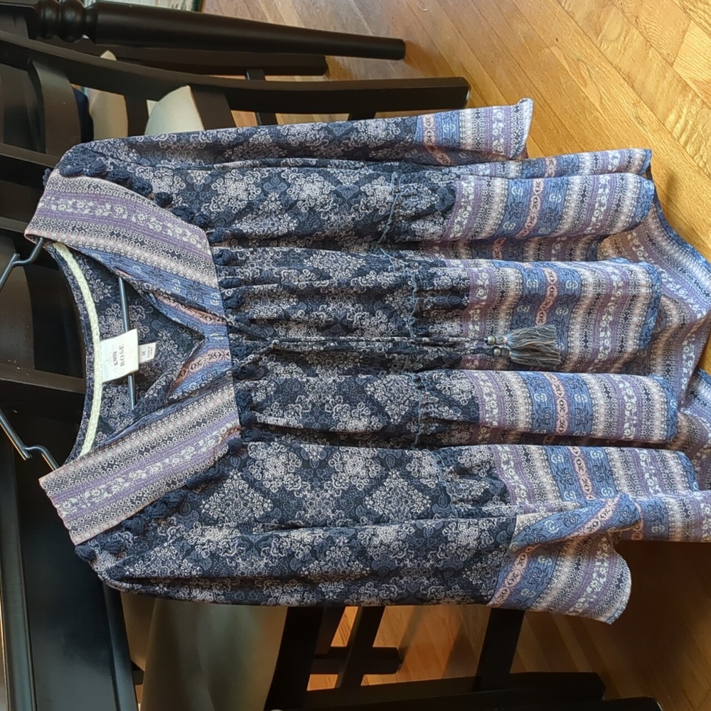 Knox Rose Multicolor Patterned Blouse
